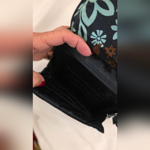 Vera Bradley Retired Midnight Blues Crossbody / Shoulder Purse EUC - Picture 3 of 9